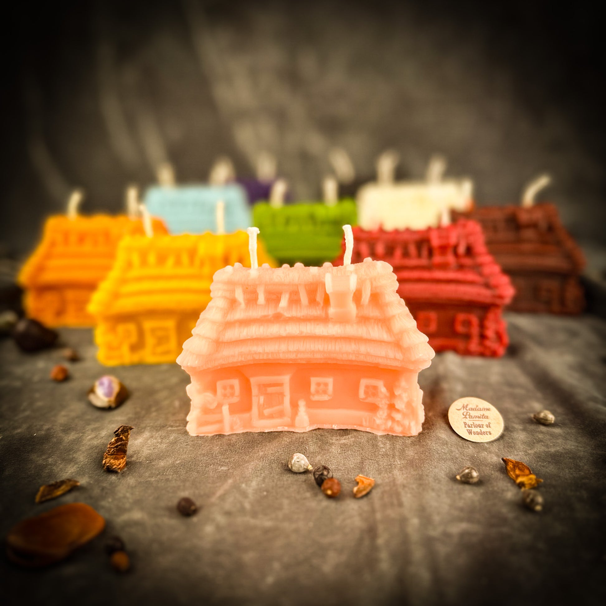 Beeswax Slavic Khata Family Blessing Spell Candle