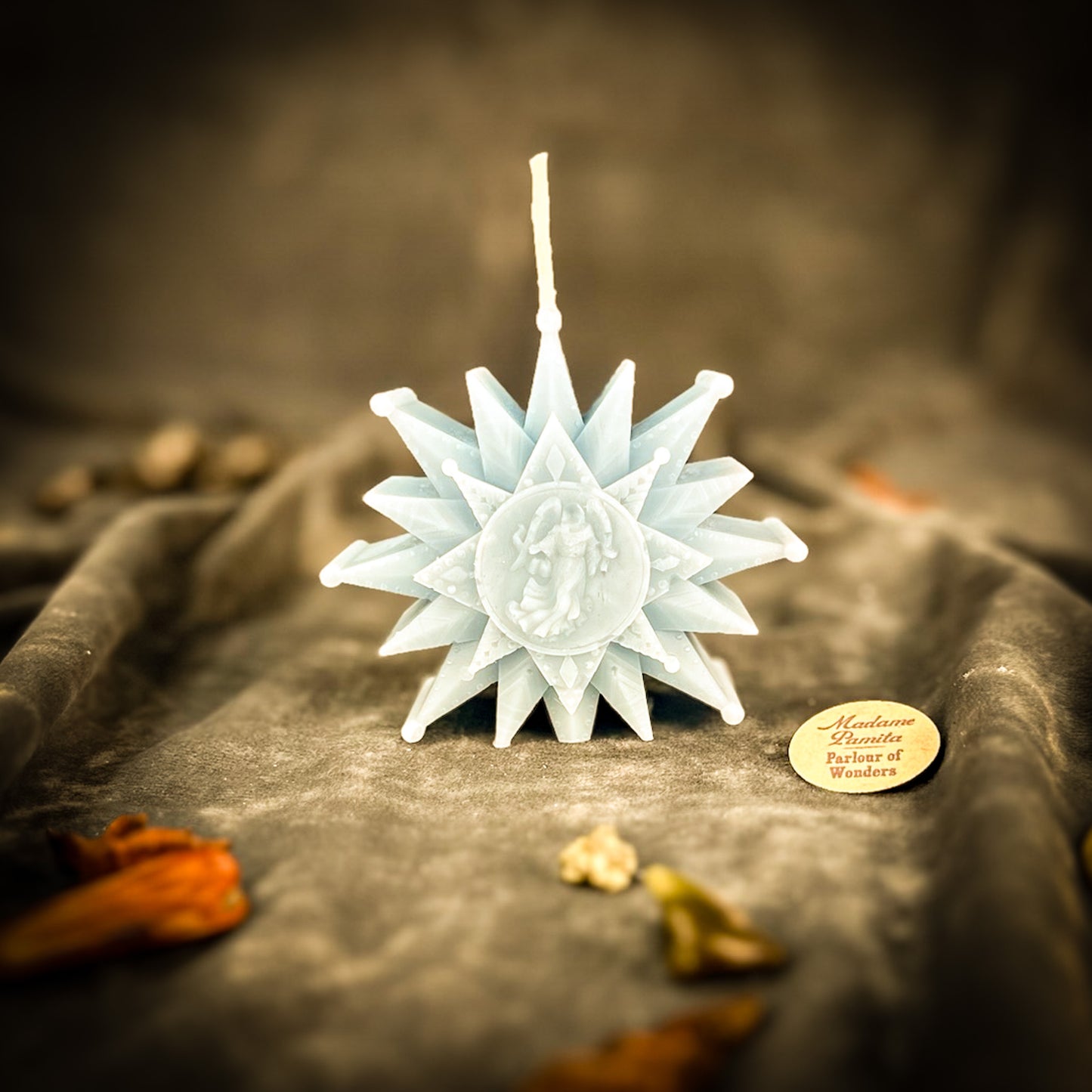 Blue  Zirka Star Spell Candle