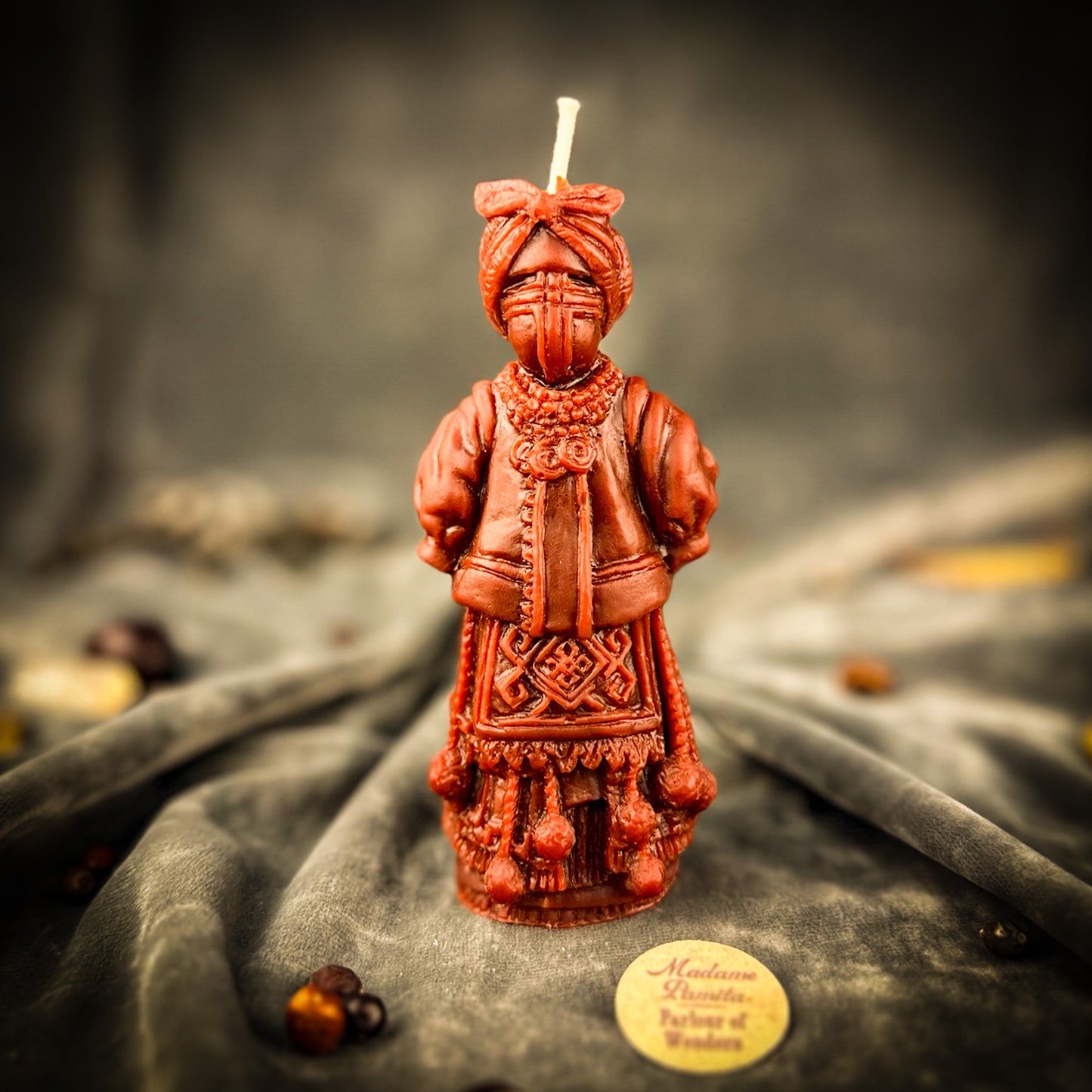 Beeswax Solokha Witch of Attraction Spell Candle
