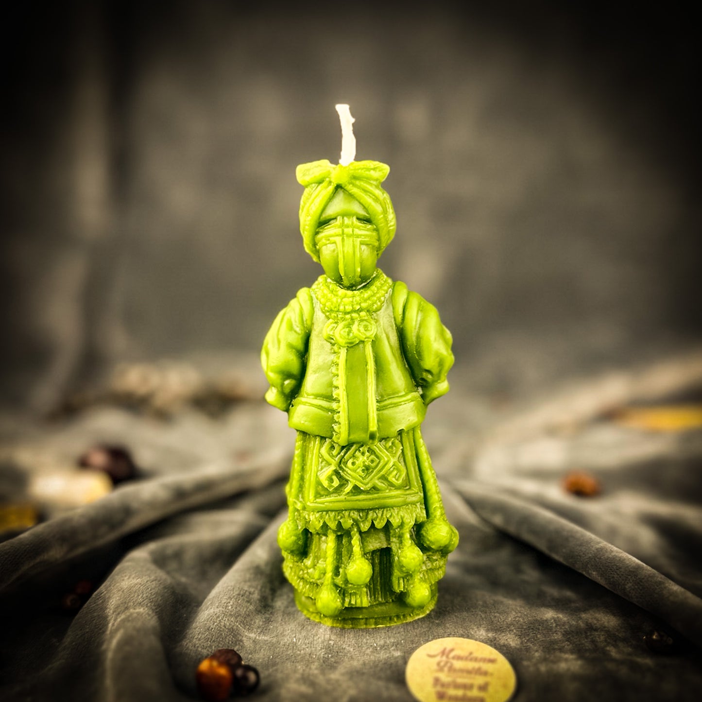 Beeswax Solokha Witch of Attraction Spell Candle