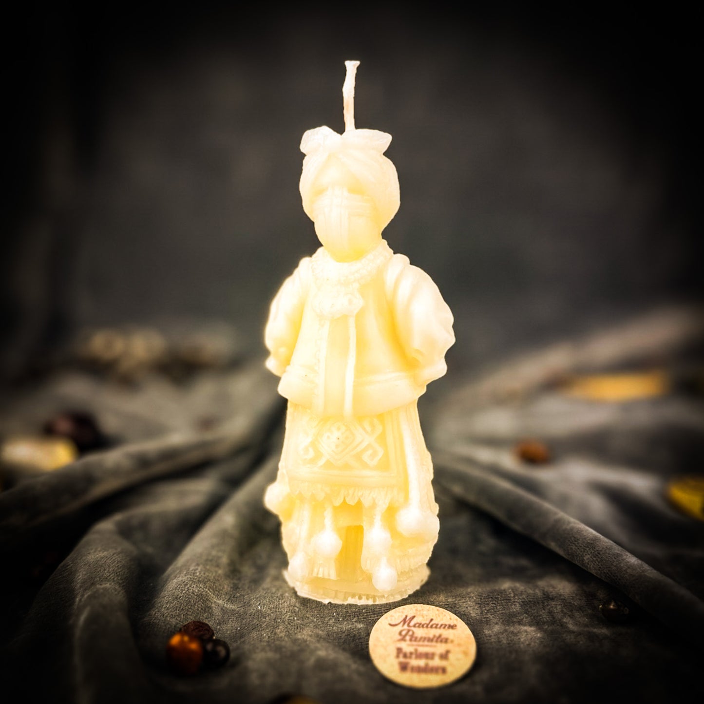 Beeswax Solokha Witch of Attraction Spell Candle