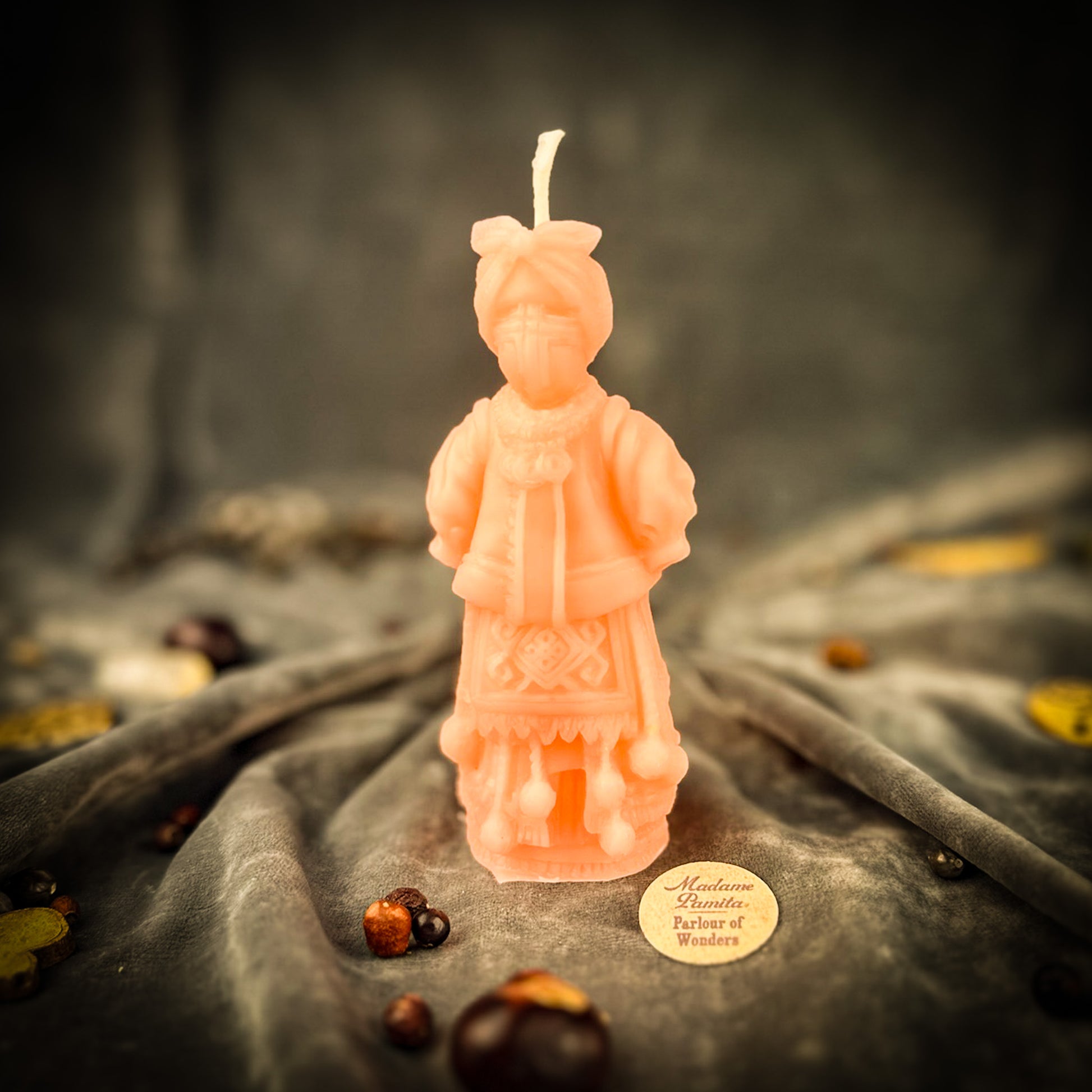 Pink Solokha Witch of Attraction Candle