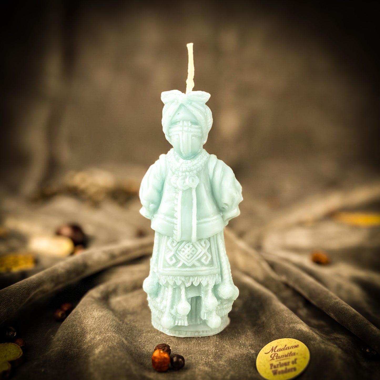 Beeswax Solokha Witch of Attraction Spell Candle