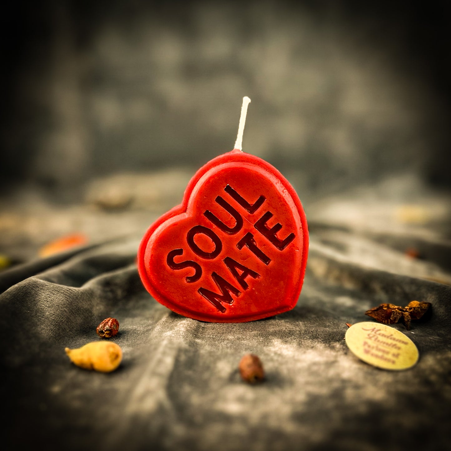 Red Beeswax Soul Mate Spell Candle