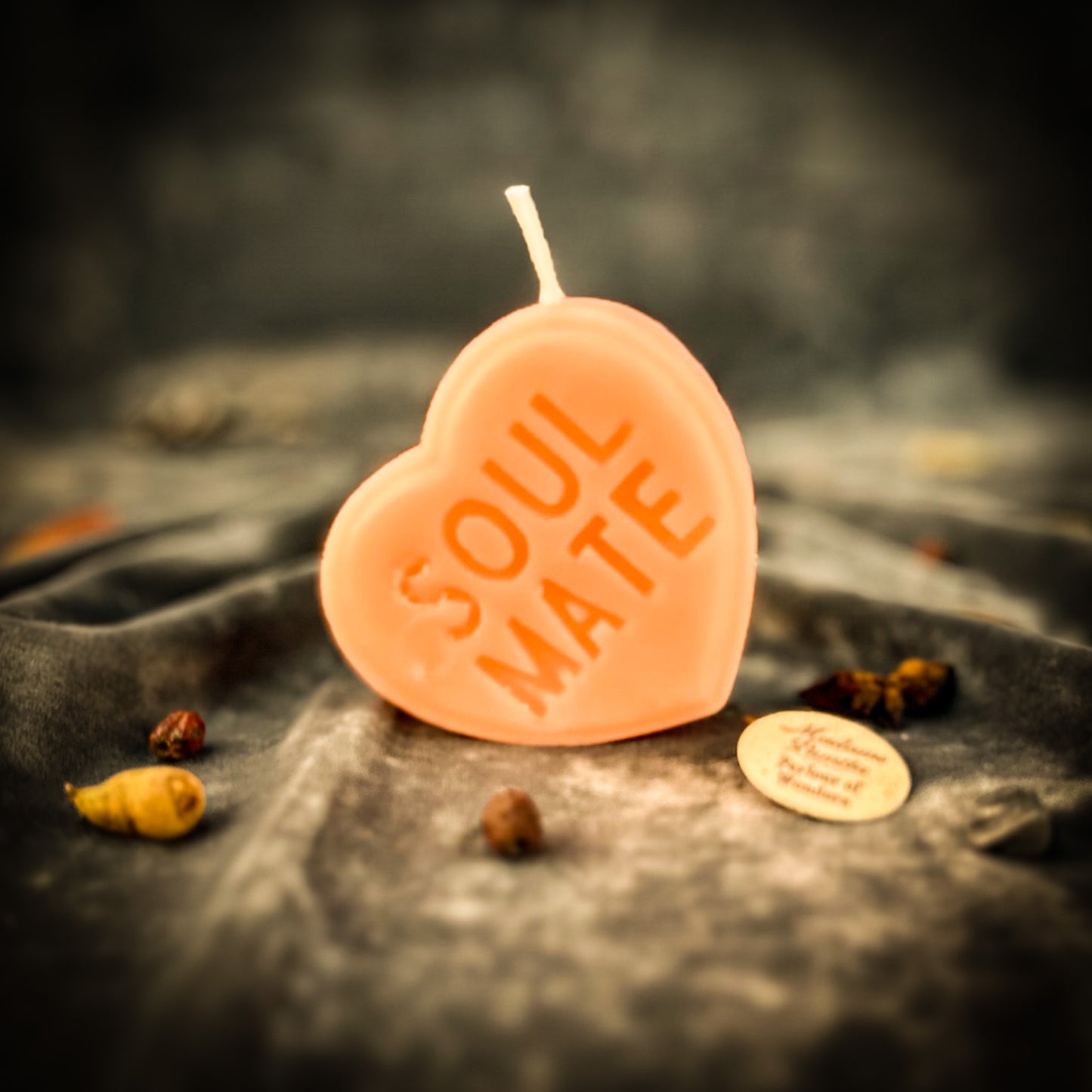 Pink Beeswax Soul Mate Spell Candle 