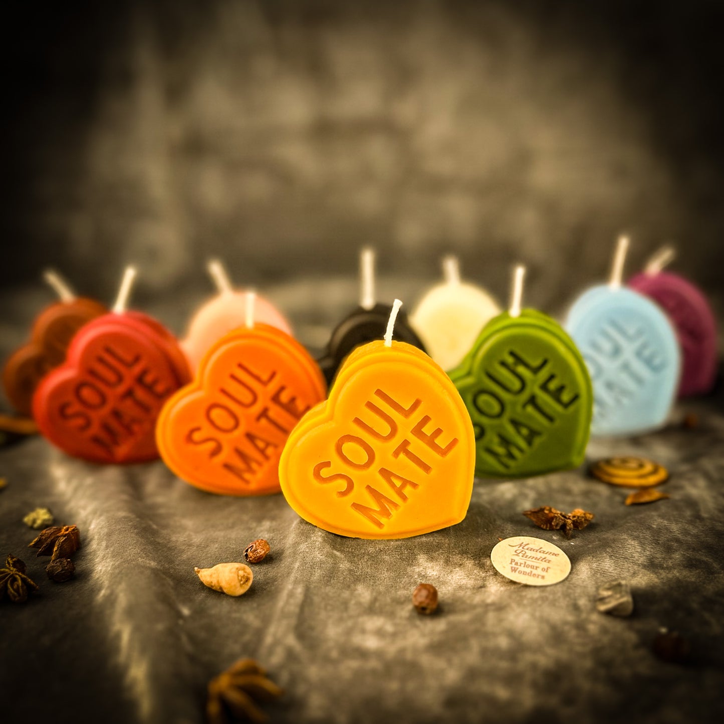 Beeswax Soul Mate Spell Candle - Deep Connection Magic