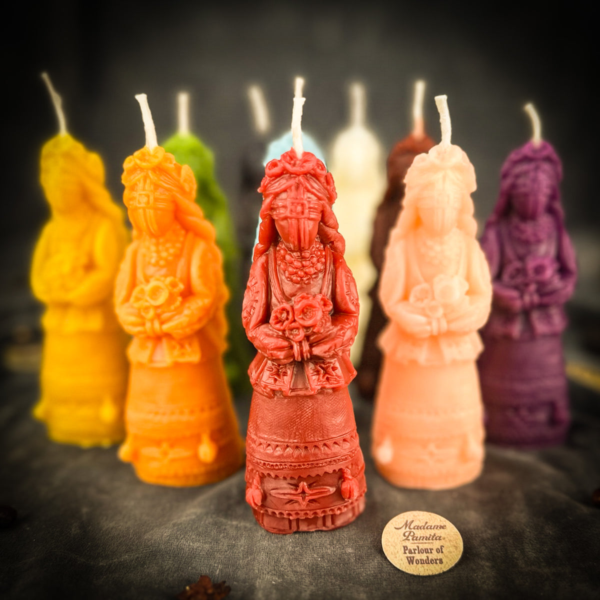 Beeswax Vesna Goddess Spell Candle | Attraction, Love & Renewal
