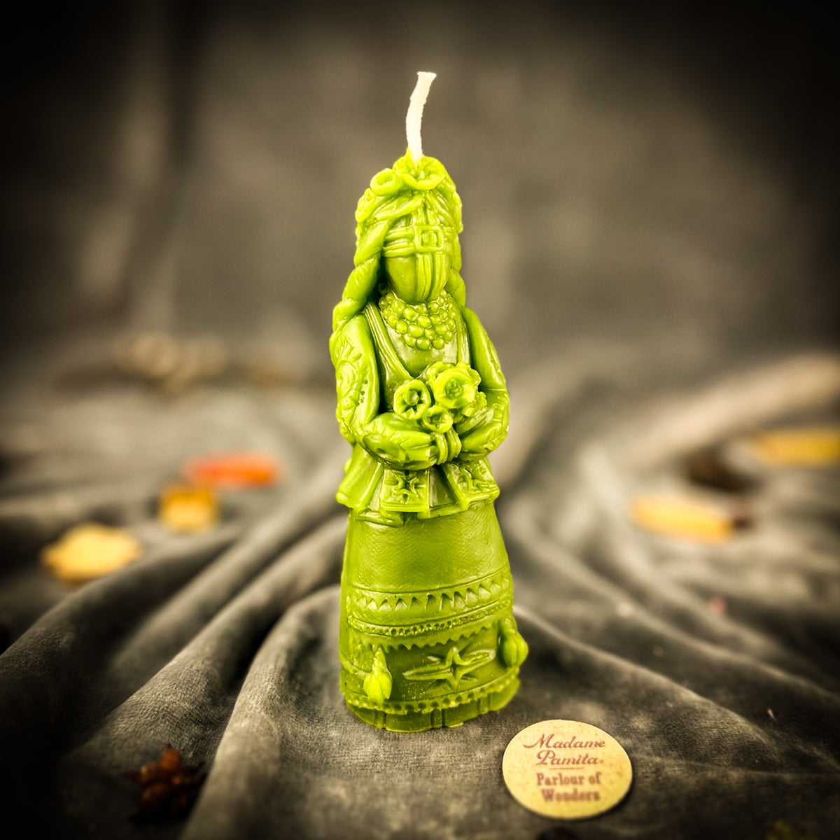 Beeswax Vesna Goddess Spell Candle | Attraction, Love & Renewal