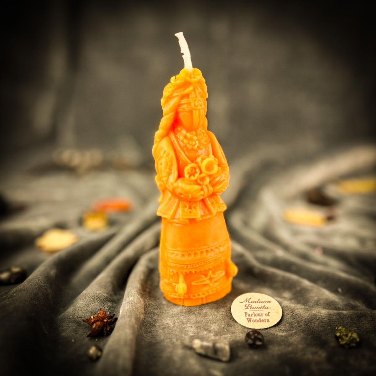 Beeswax Vesna Goddess Spell Candle | Attraction, Love & Renewal