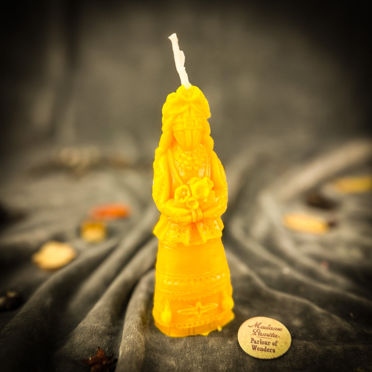 Beeswax Vesna Goddess Spell Candle | Attraction, Love & Renewal