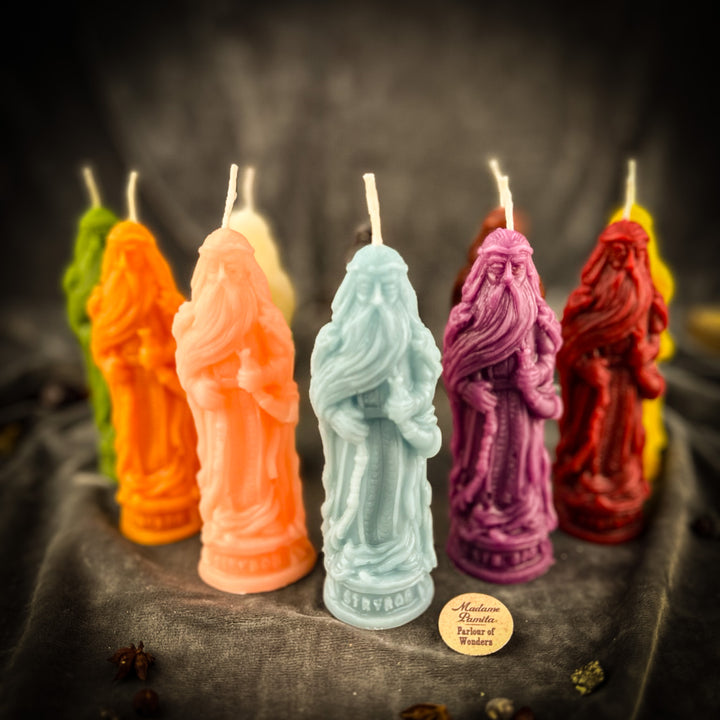 Beeswax Striboh God Spell Candle | Wealth, Prosperity & Opportunity