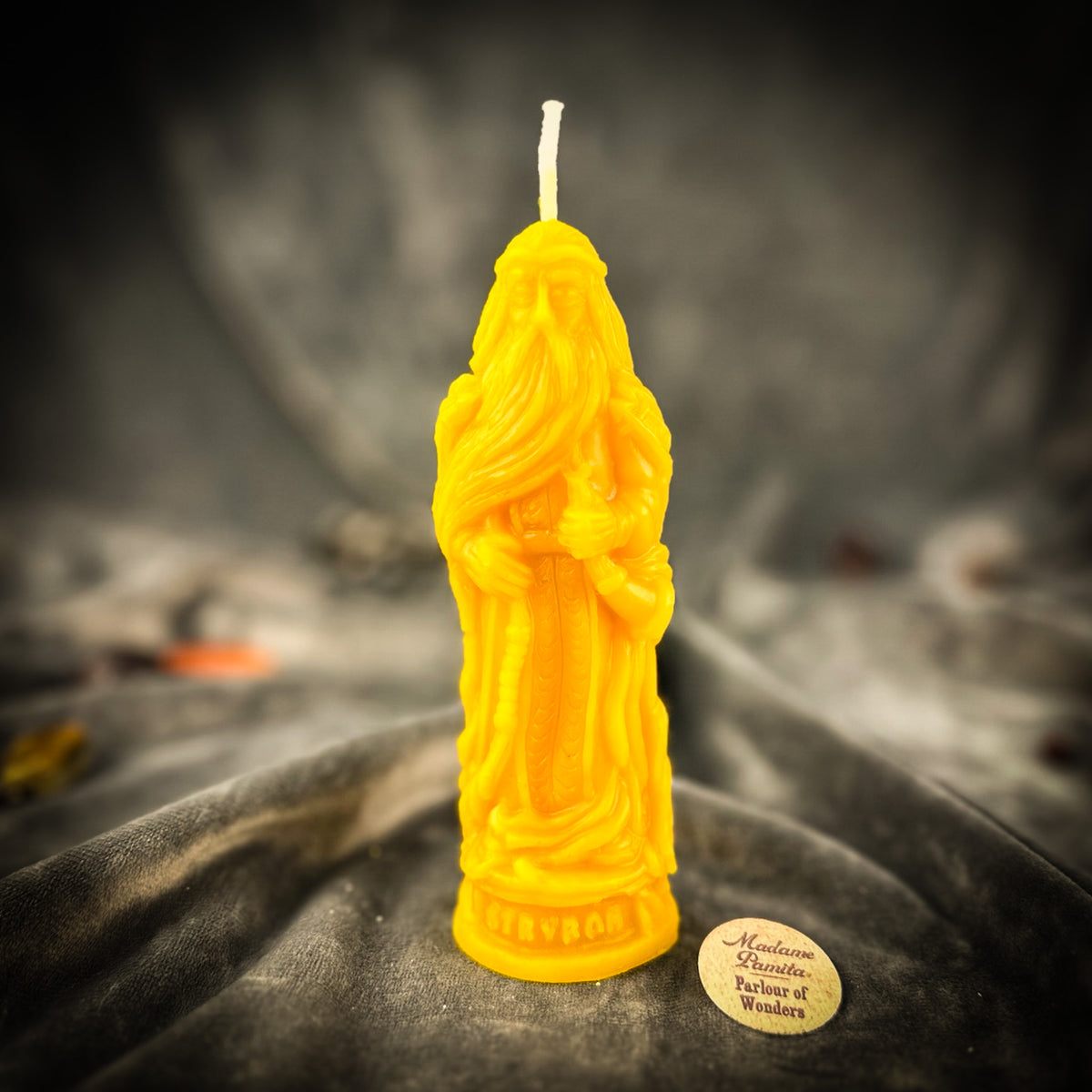 Beeswax Striboh God Spell Candle | Wealth, Prosperity & Opportunity