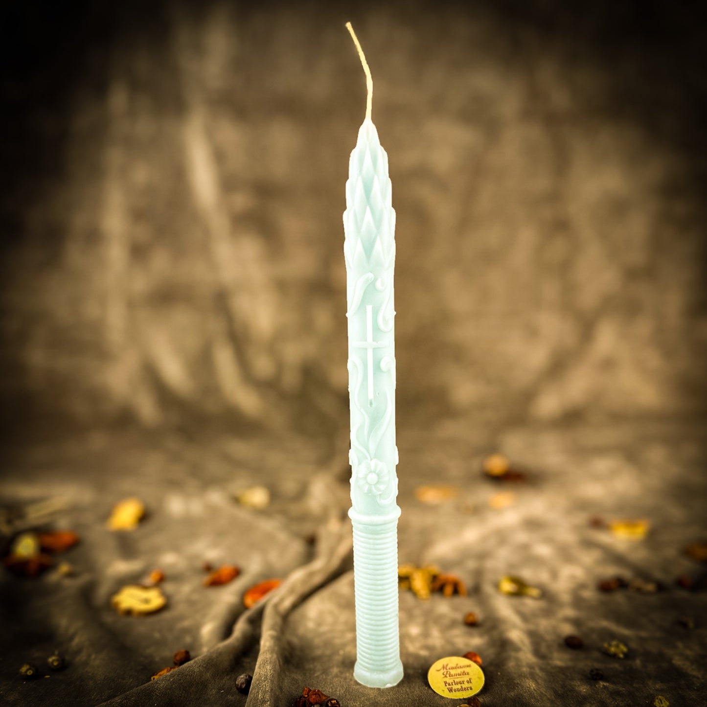 Stritennya Asparagus Candlemas Taper Candle Spell Kit - Renewal & Protection