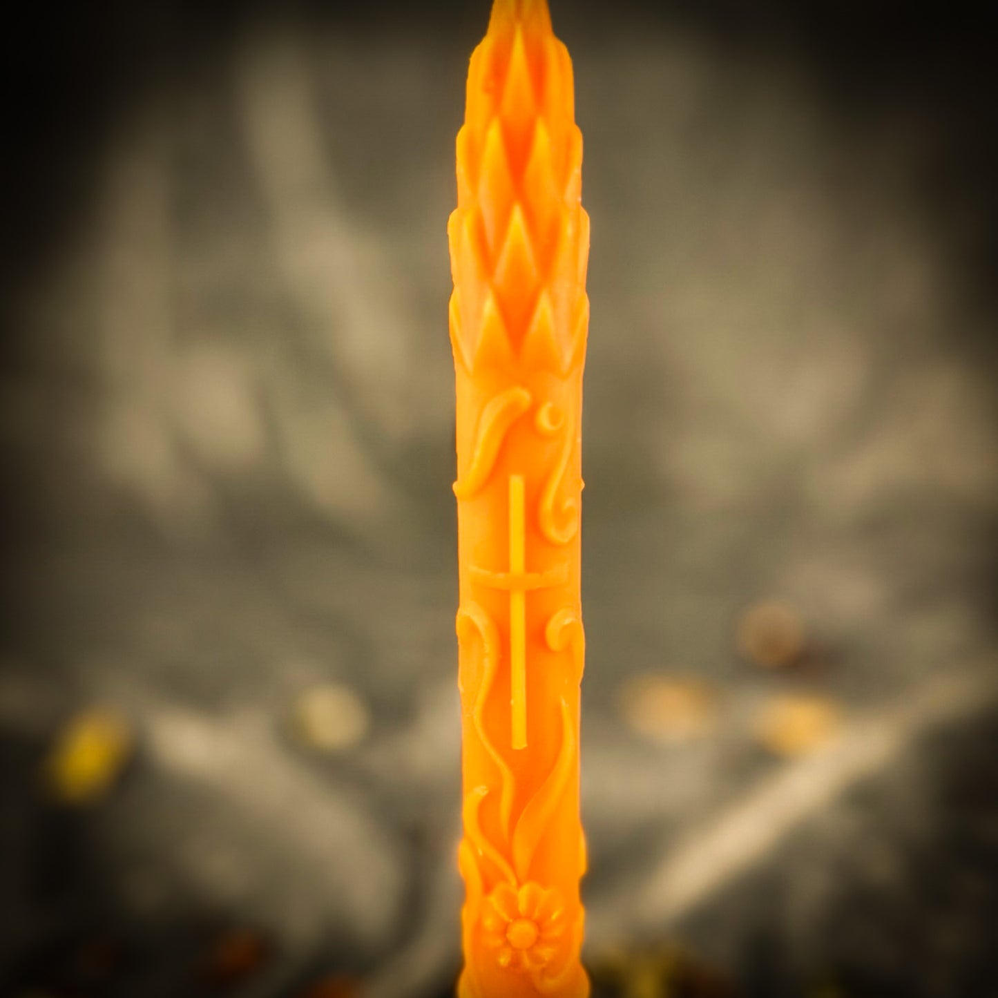 Stritennya Asparagus Candlemas Taper Candle Spell Kit - Renewal & Protection