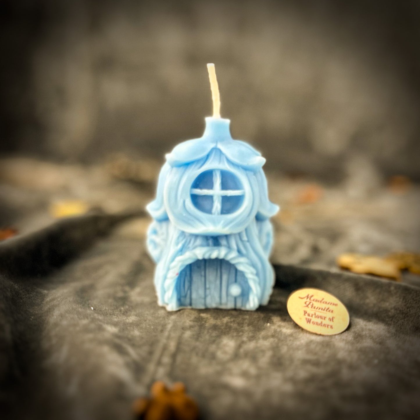 Blue Sapling Fairy Candle