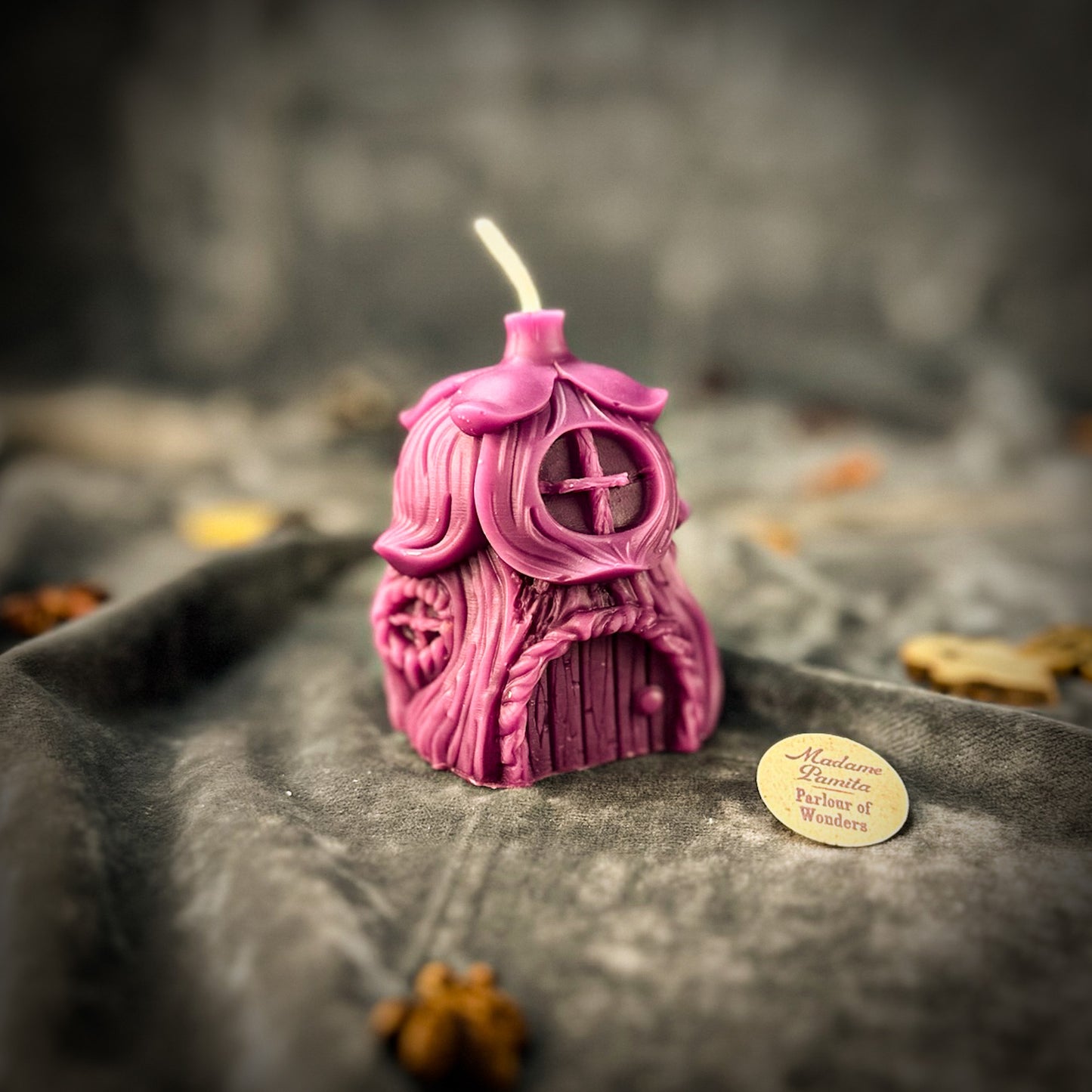 Purple Sapling Fairy Candle