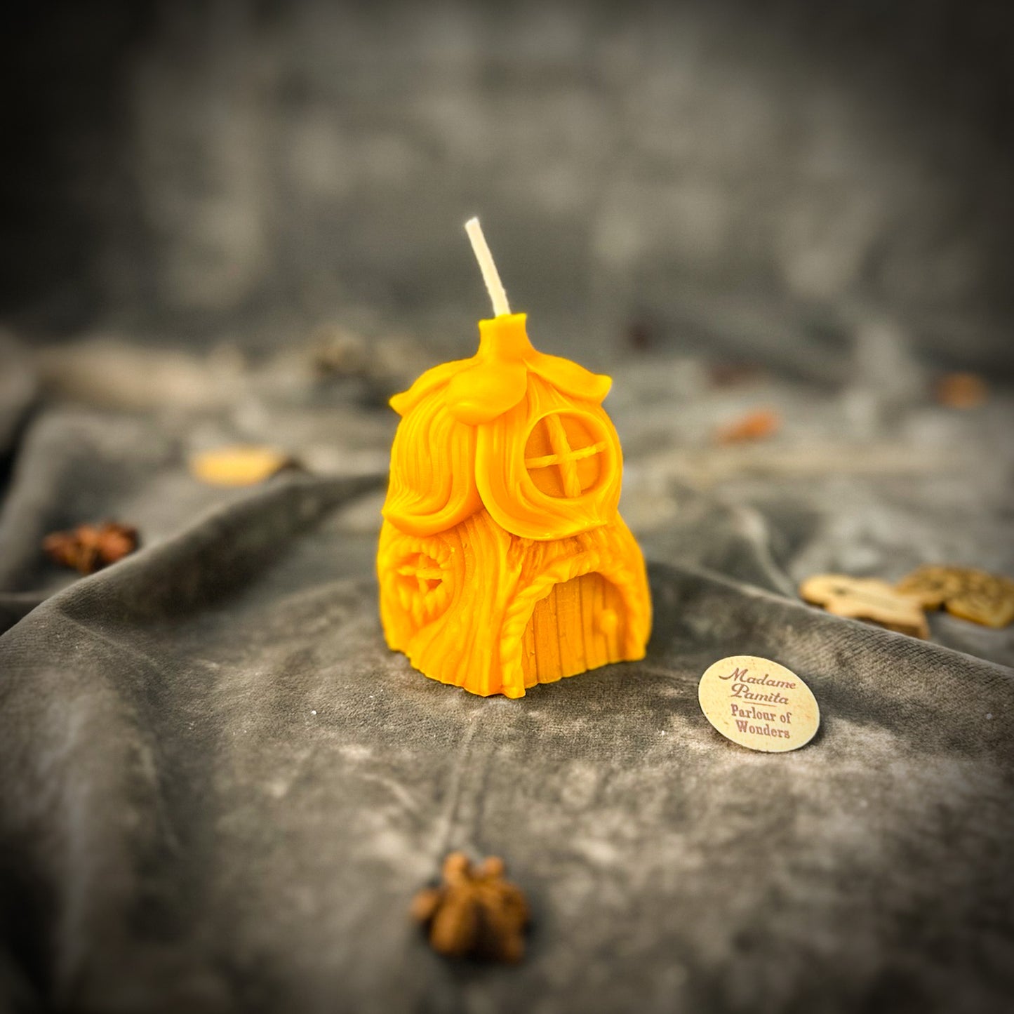 Yellow Sapling Fairy Hut Candle