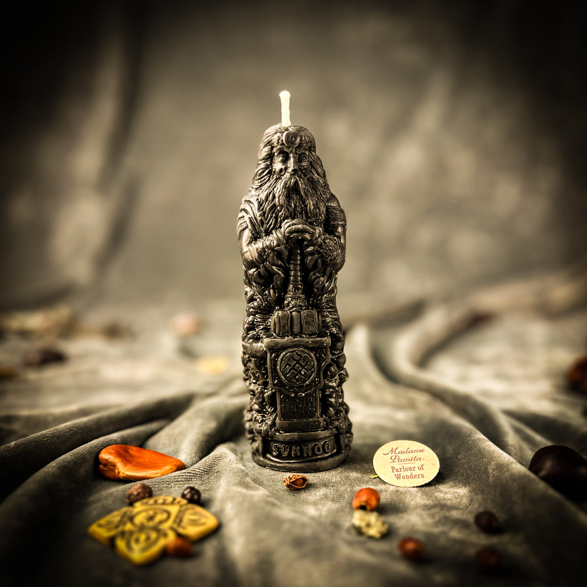 Beeswax Svaroh God Spell Candle | Manifesting, Creativity & Purpose