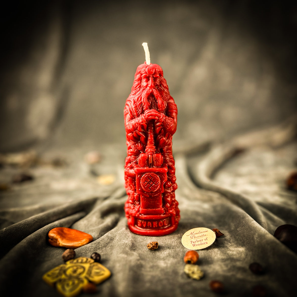 Beeswax Svaroh God Spell Candle | Manifesting, Creativity & Purpose