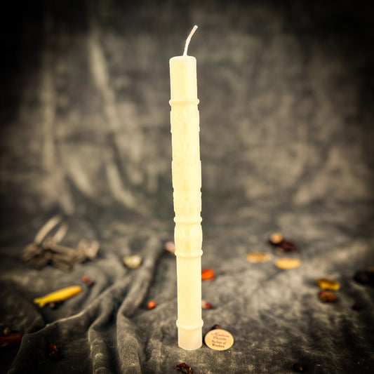 White Hromnytsya Candle 