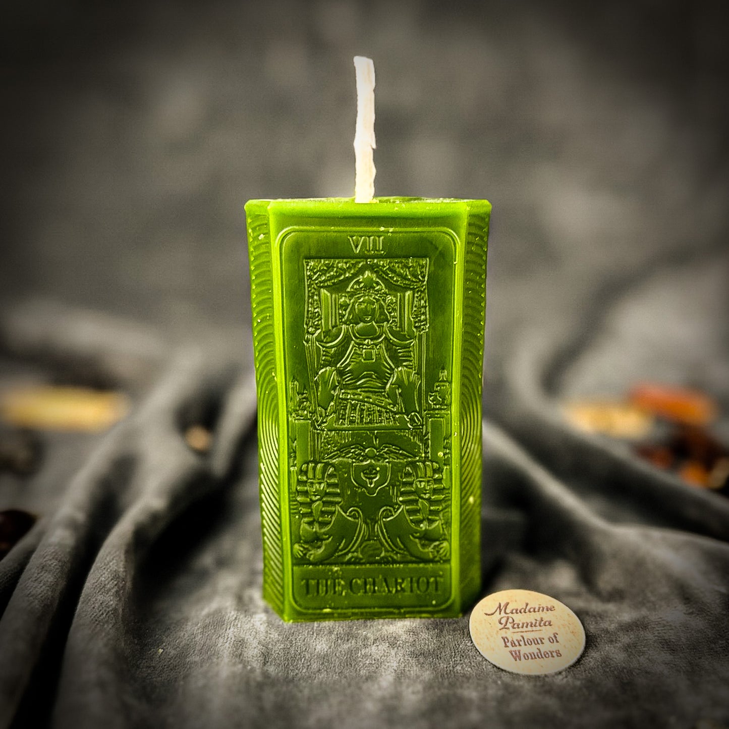 Green Chariot Spell Candle 