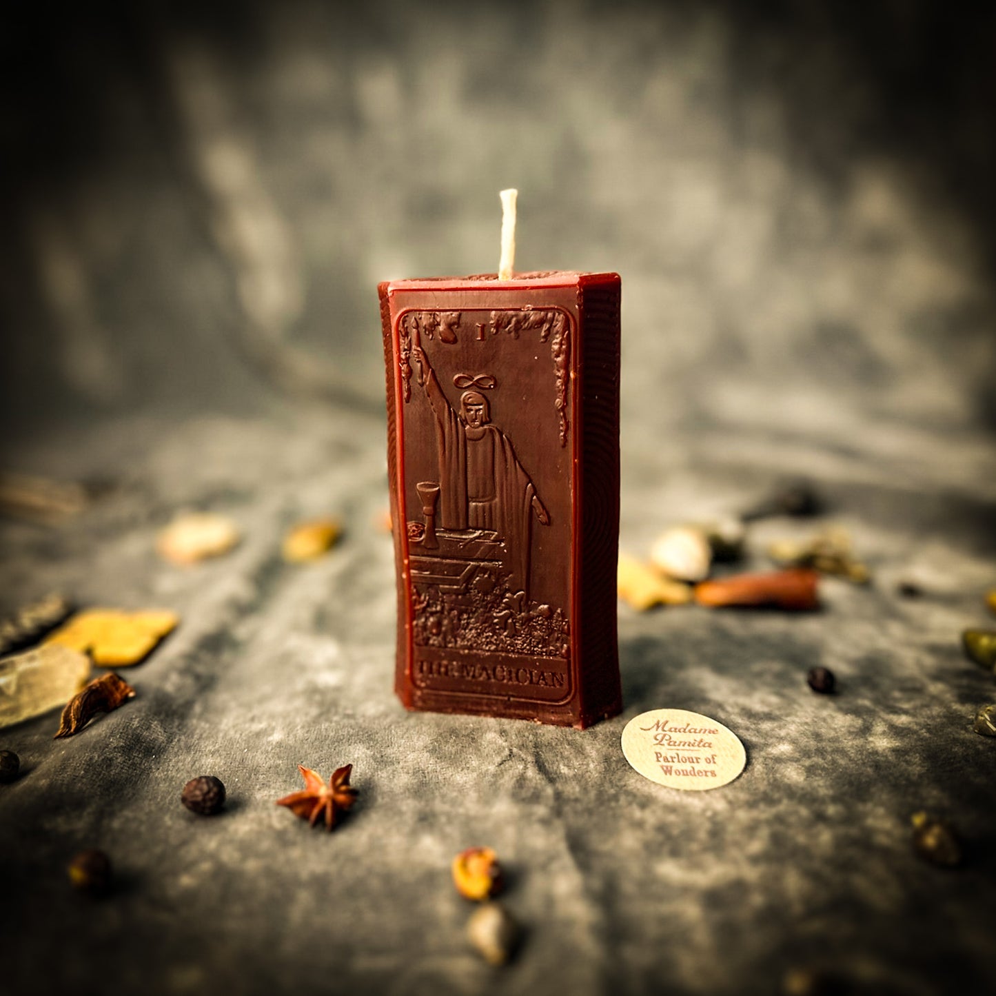 Brown Magician Candle