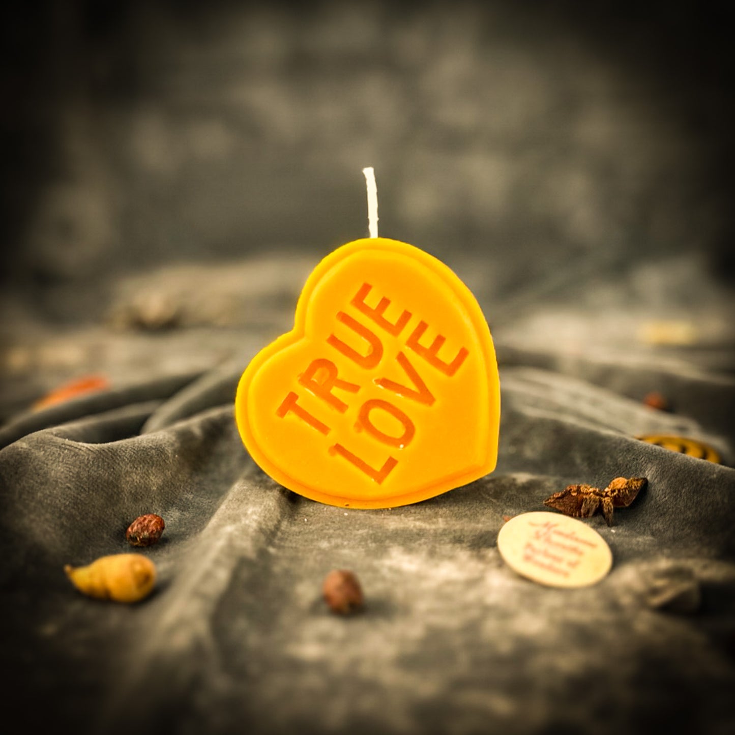 Yellow True Love Candle
