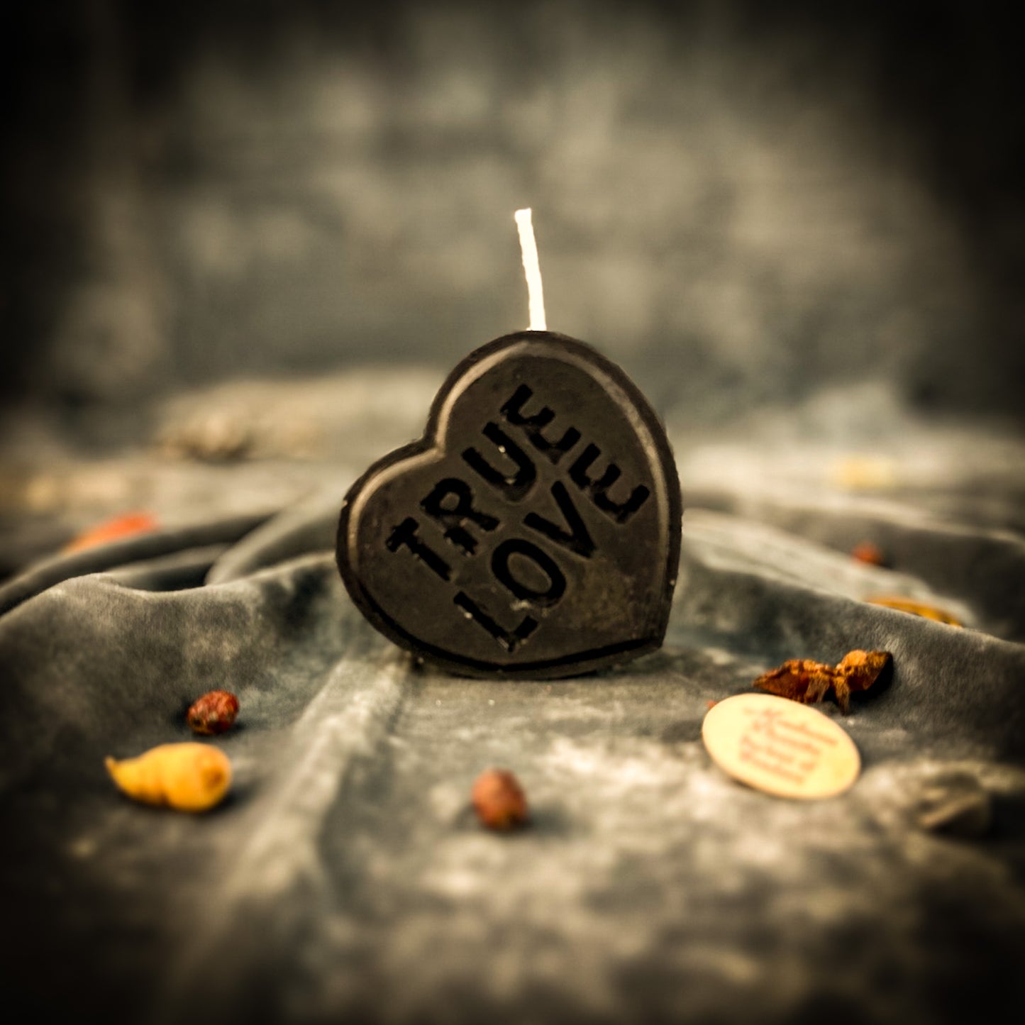 Black True Love Candle
