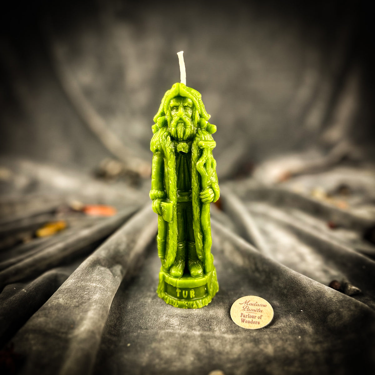 Beeswax Tur God Spell Candle | Empowerment, Strength & Stability