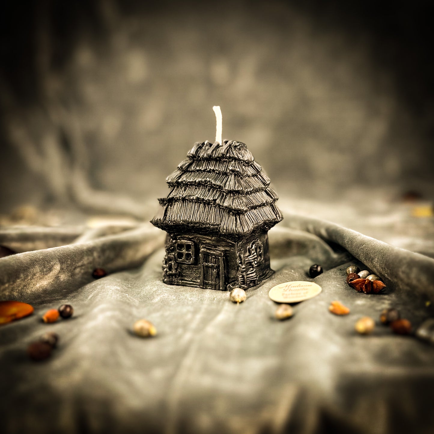 Black Ukrainian Khalupa Candle