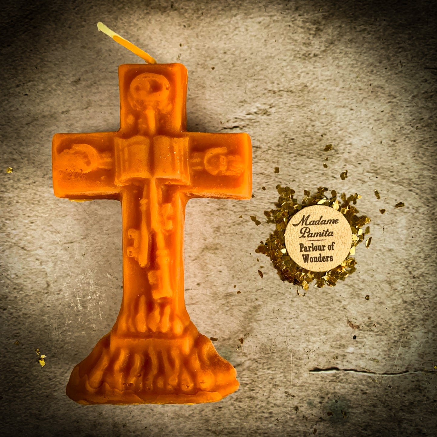 Beeswax Uncrossing Spell Candle - Remove Hexes, Curses & Jinxes