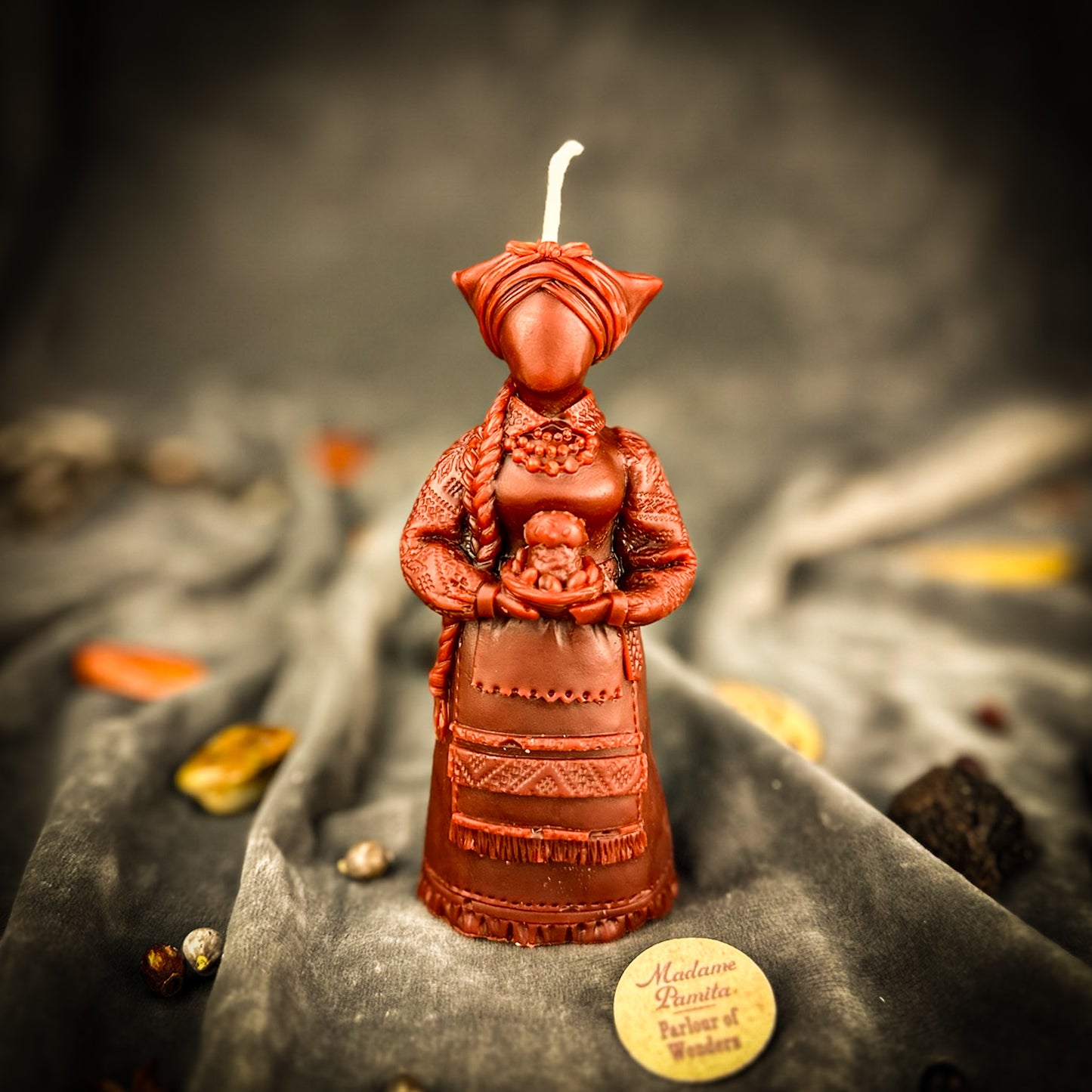 Beeswax Vidma Witch of Manifestation Spell Candle