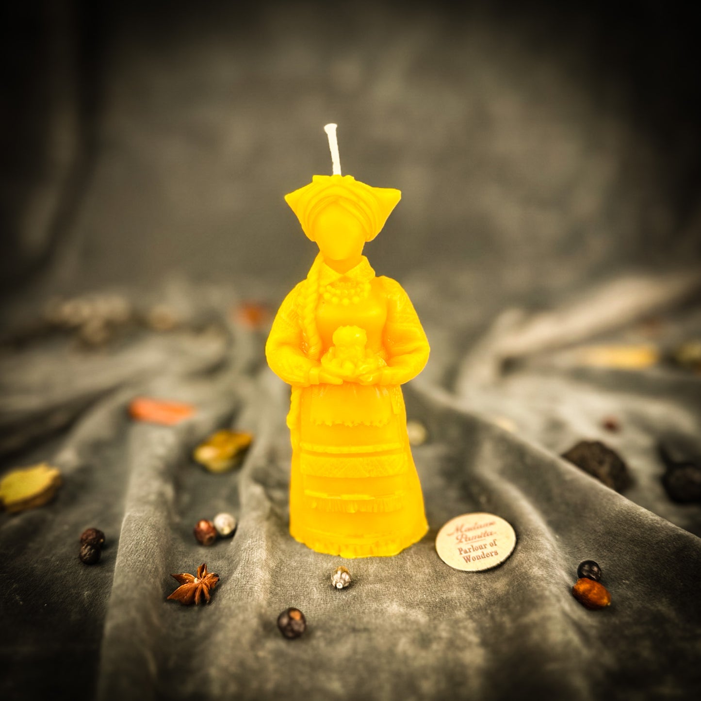 Beeswax Vidma Witch of Manifestation Spell Candle