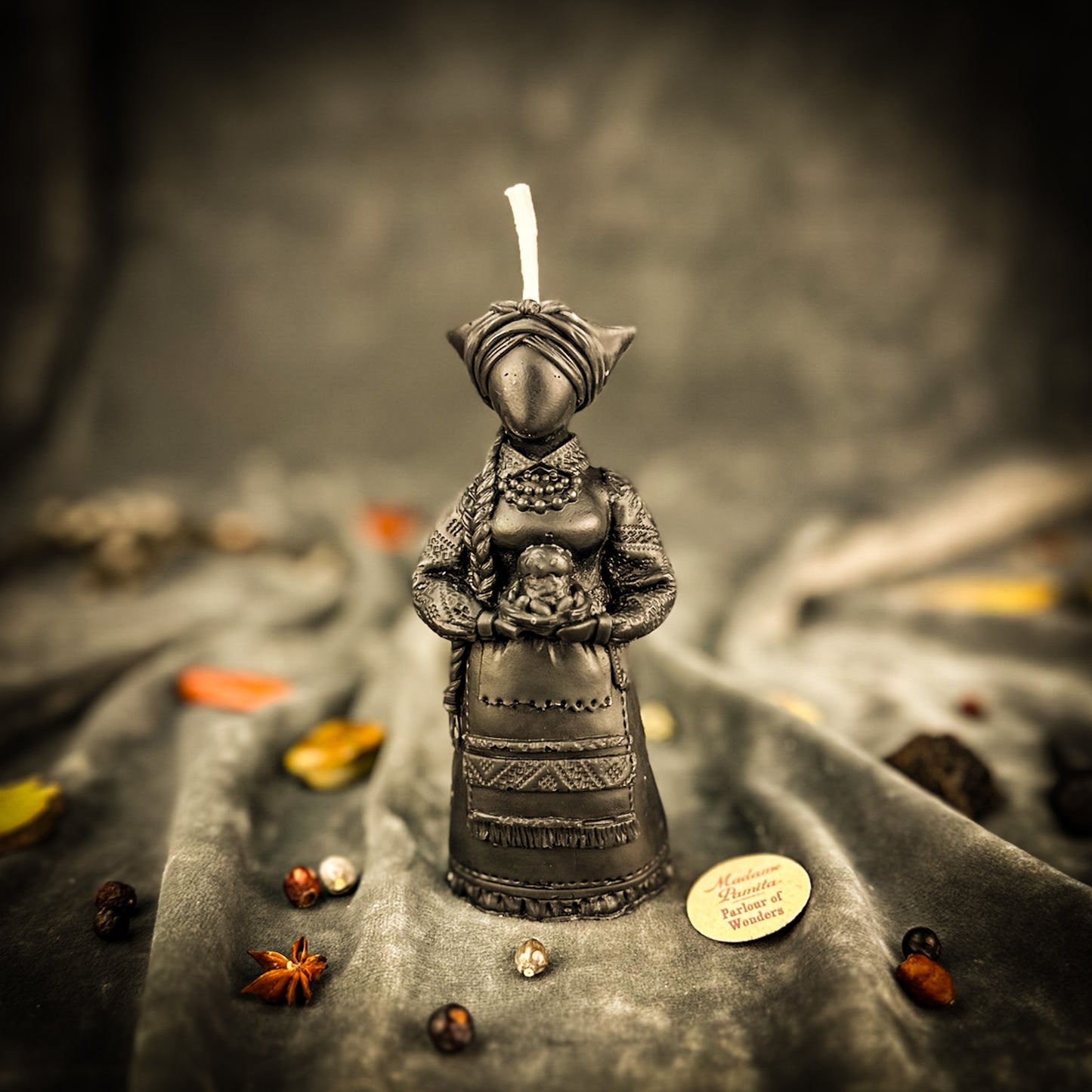 Beeswax Vidma Witch of Manifestation Spell Candle