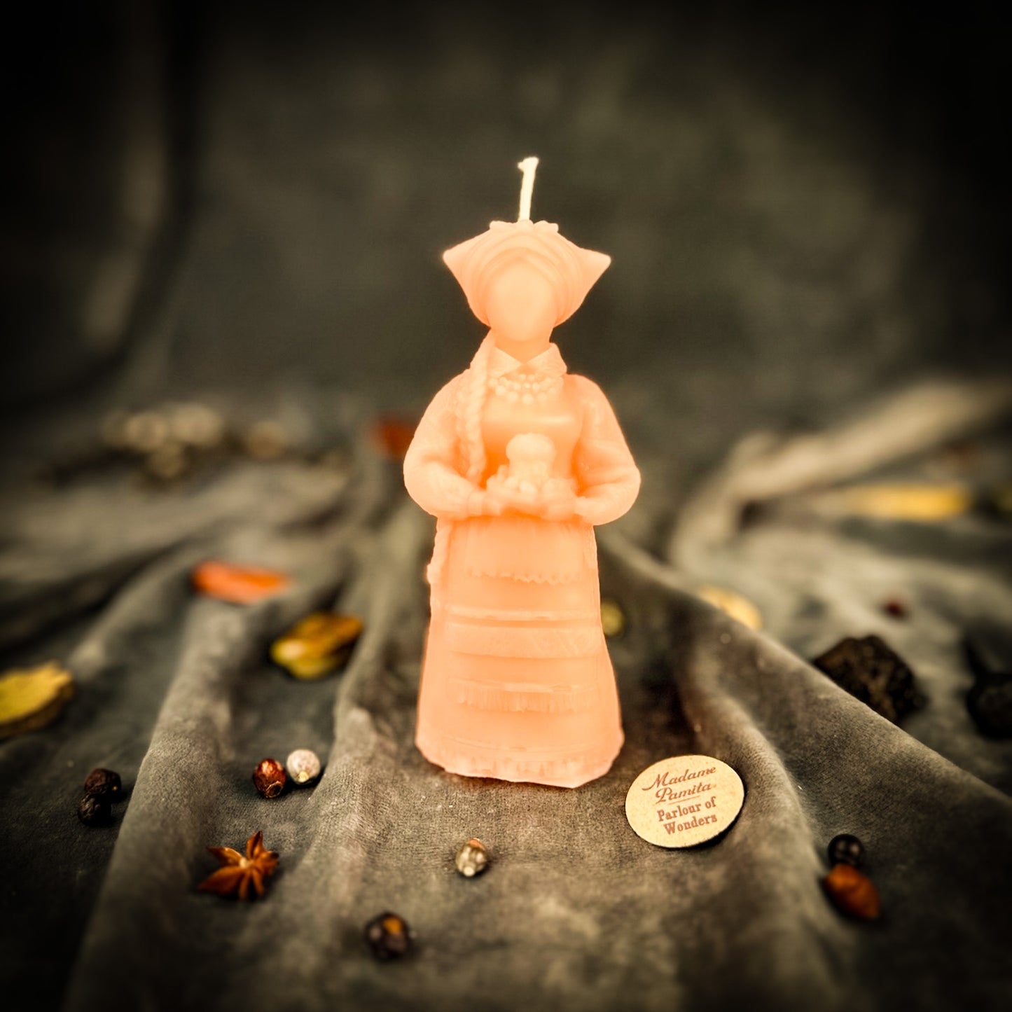 Beeswax Vidma Witch of Manifestation Spell Candle