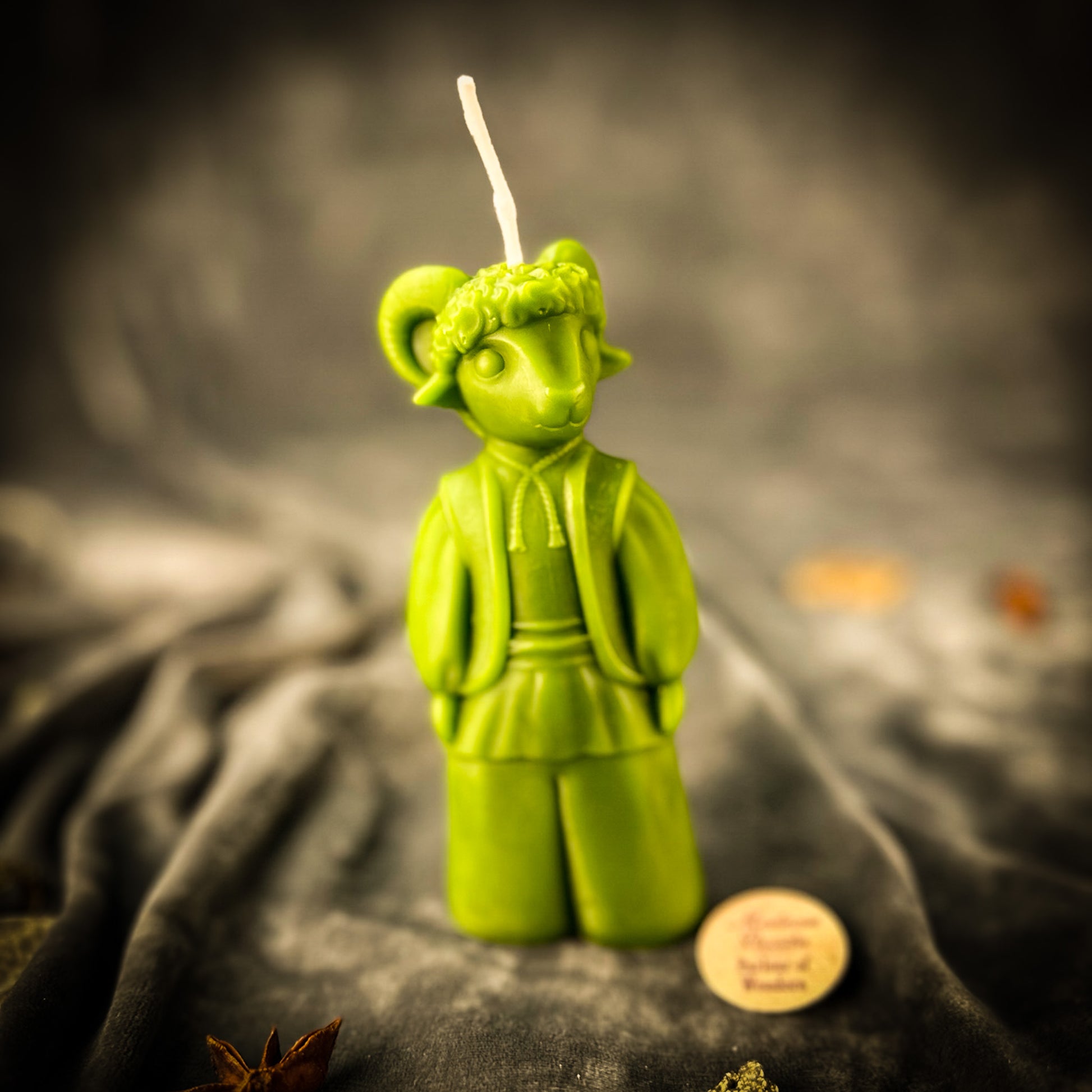 Green Beeswax Vodinnya Candle