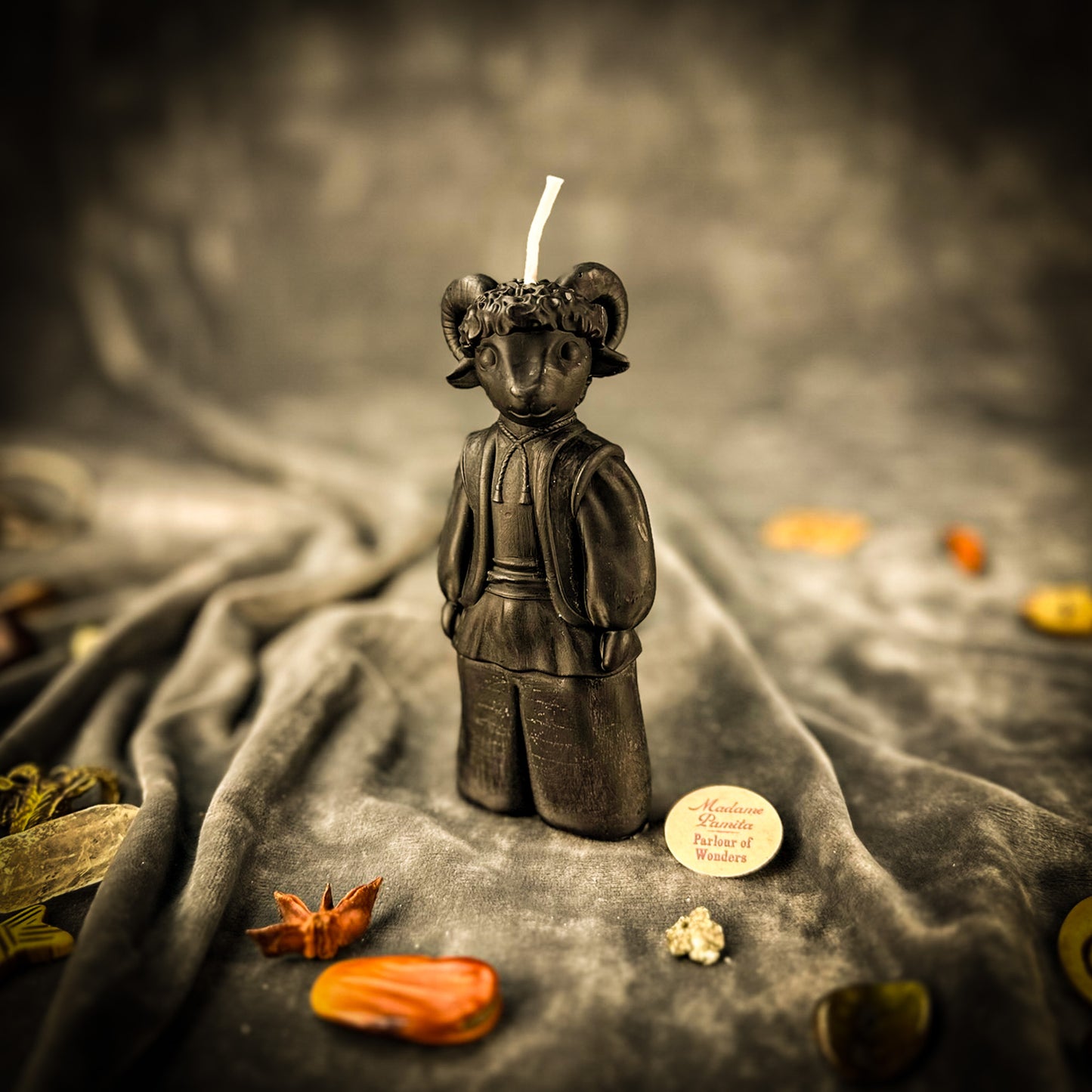 Black Vodinnya Goat Candle