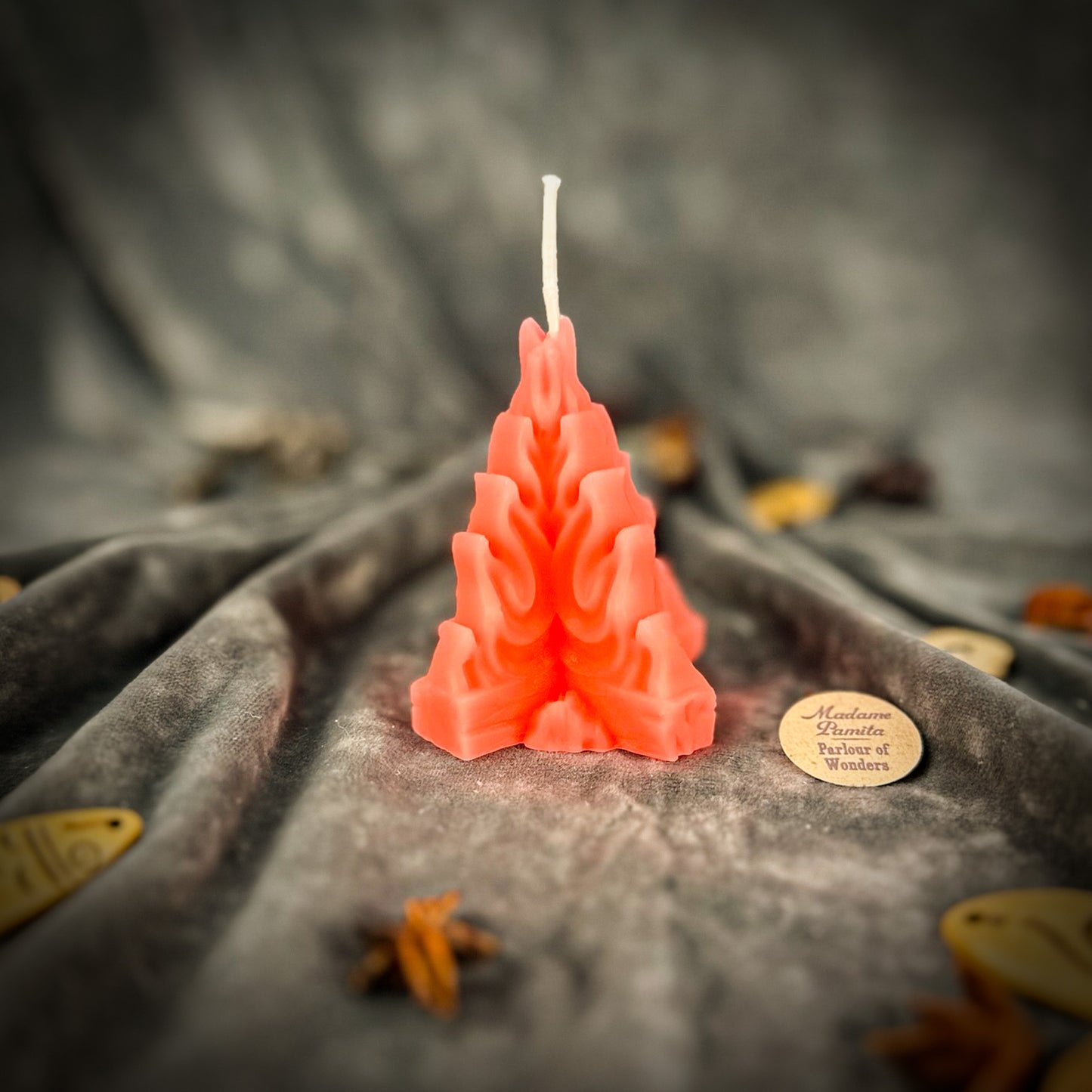 Pink Living Fire Spell Candle