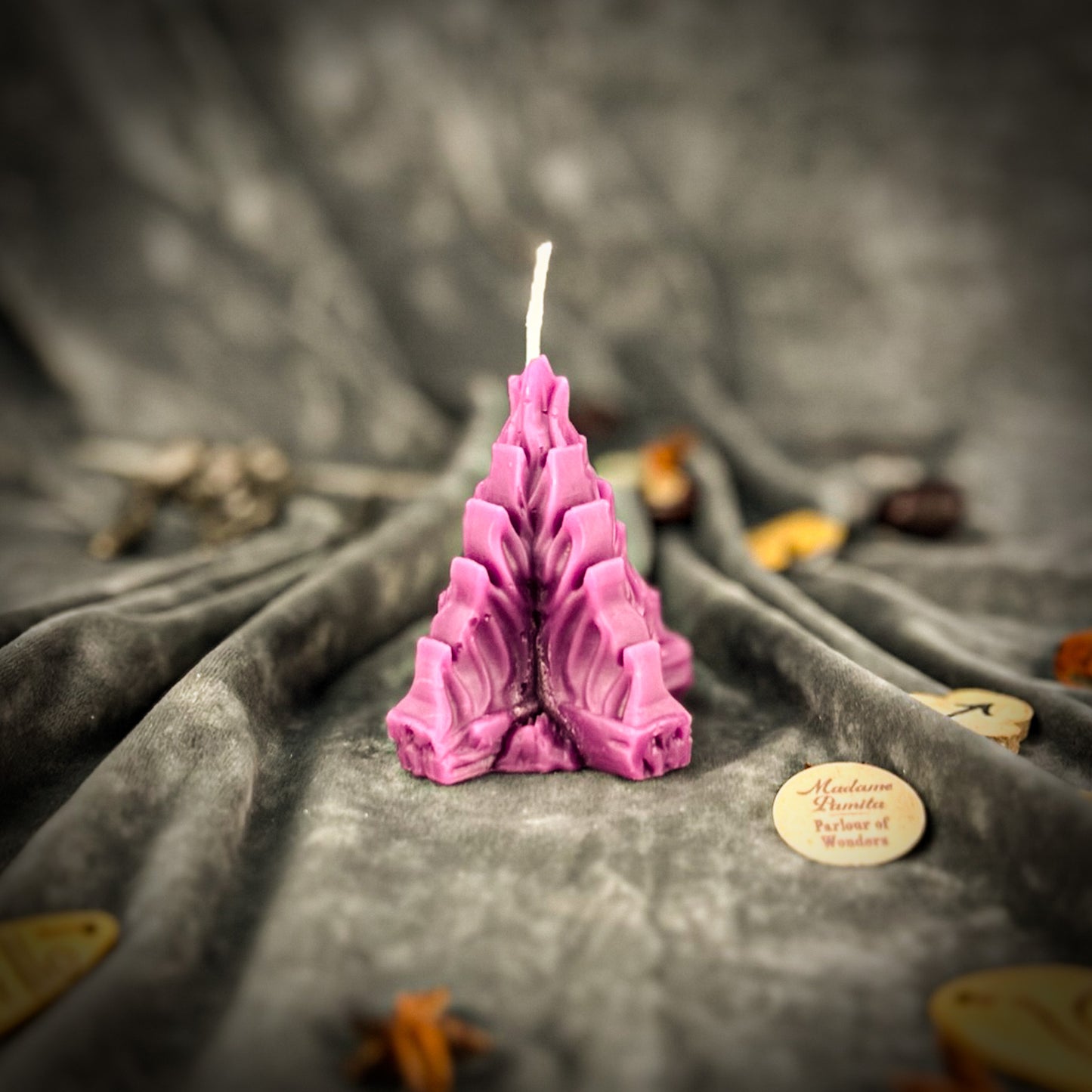 Purple Vohon’ Fire Spell Candle