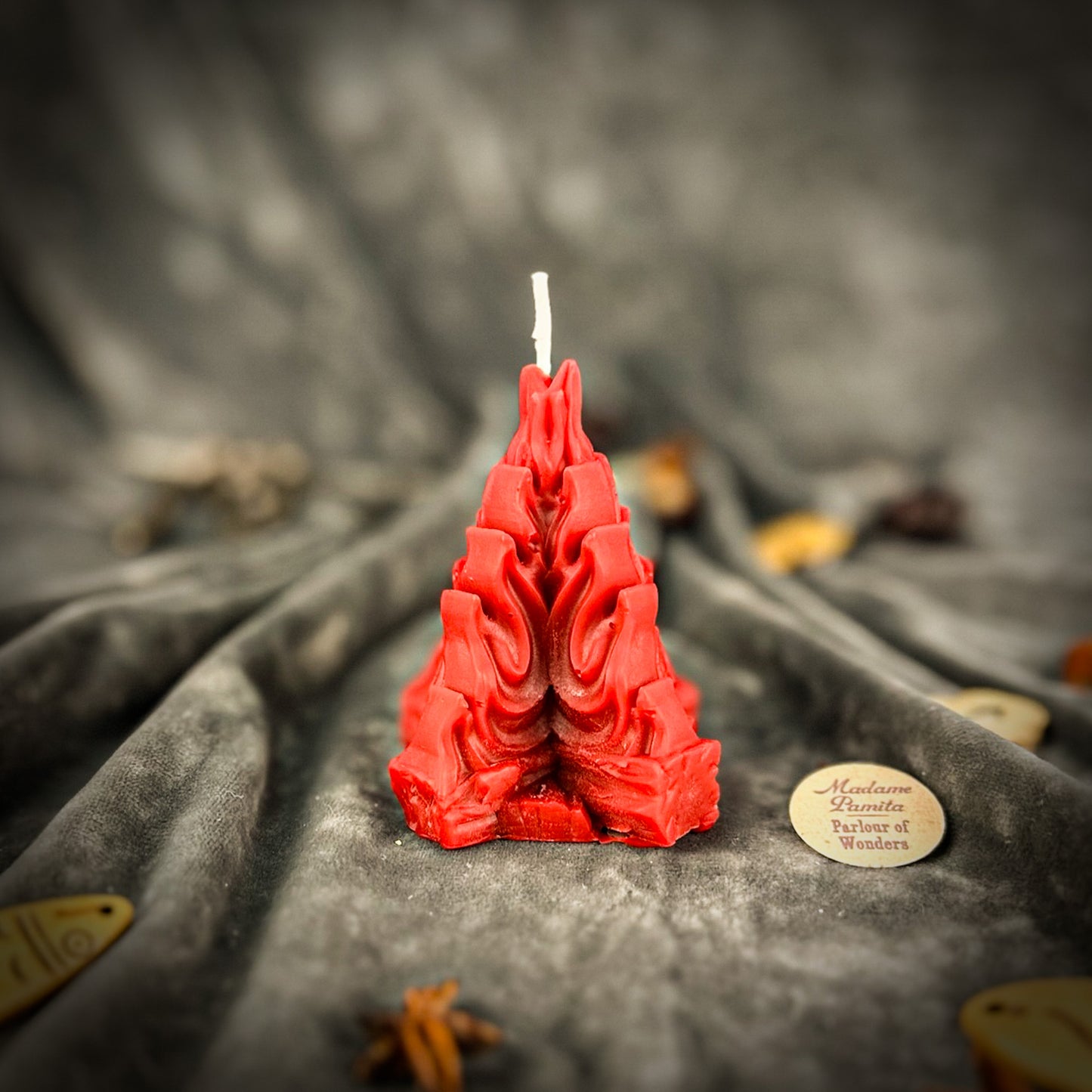 Red Vohon' Fire Candle 
