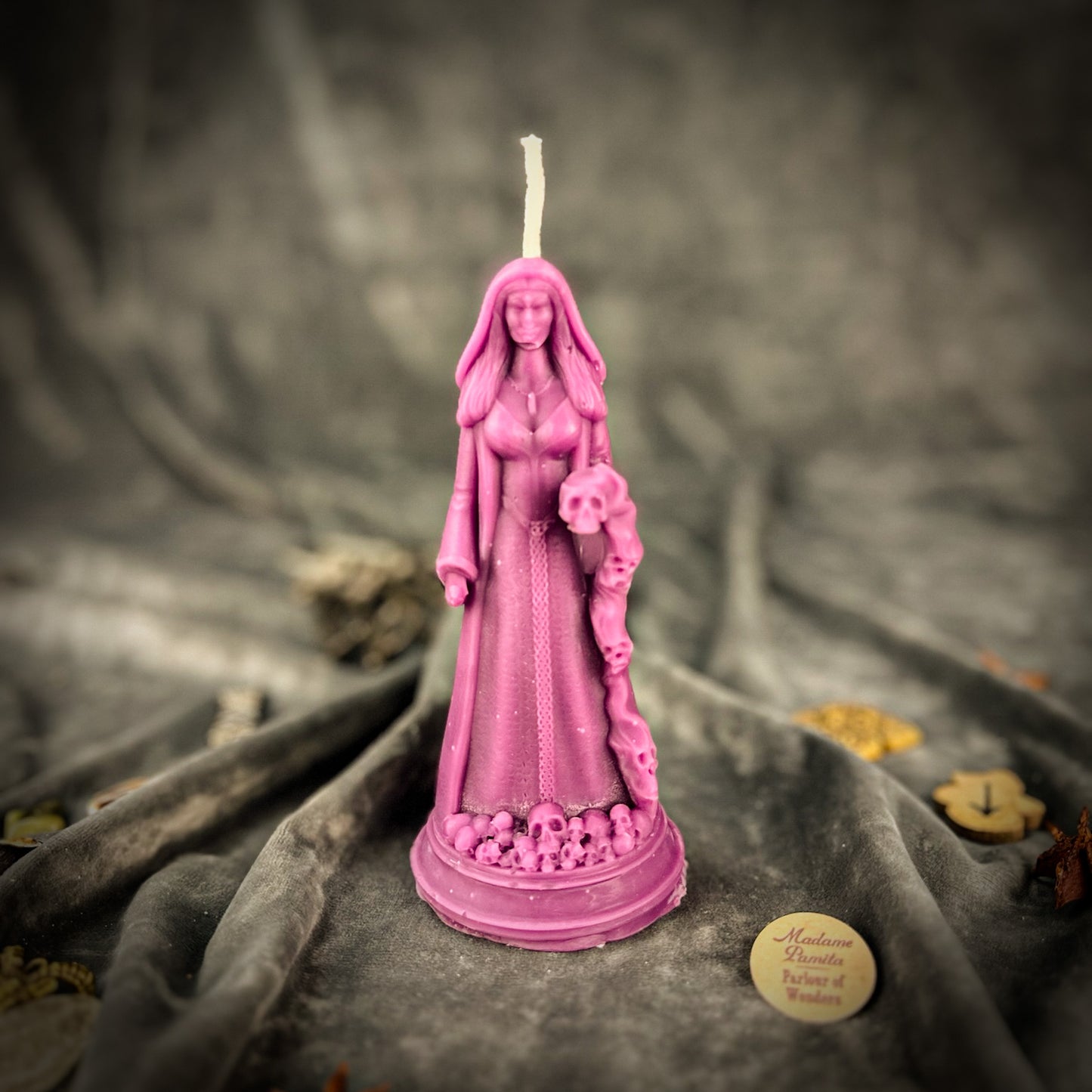 Purple Goddess Mara Spell Candle