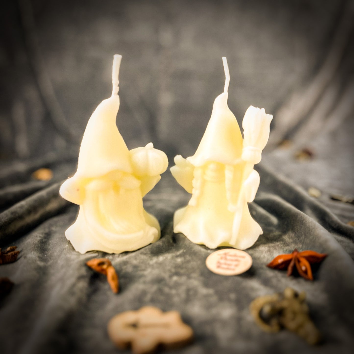 White Gnomes Spell Candle Set