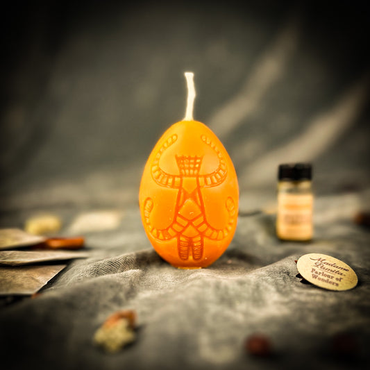 Berehynia Mother Goddess Pysanka Candle Spell Kit - Divine Feminine & Protection Magic
