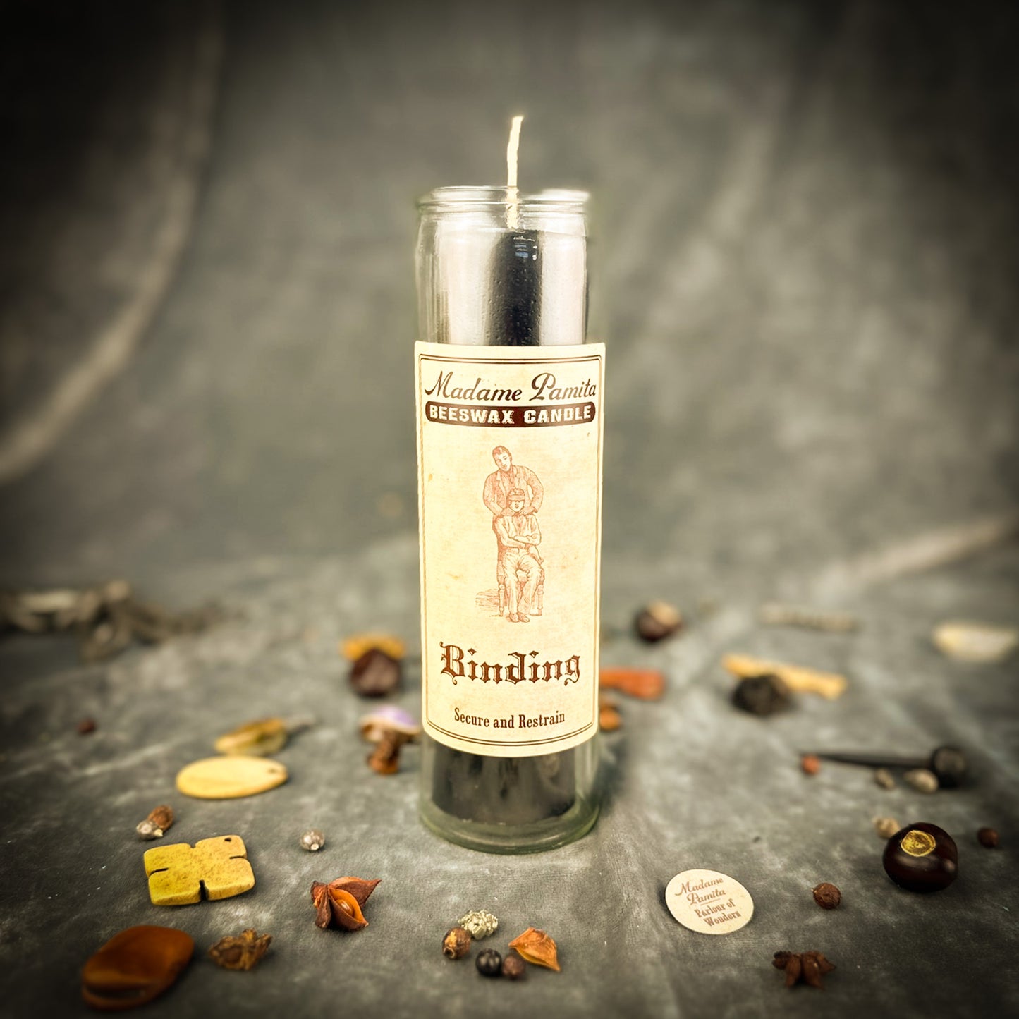 Binding Beeswax Vigil Candle by Madame Pamita - Strengthen Bonds & Stop Harm