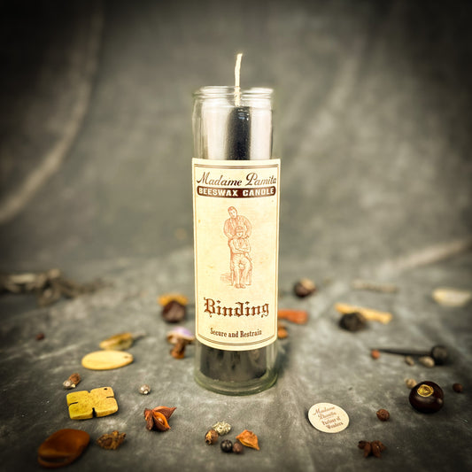Binding Beeswax Vigil Candle by Madame Pamita - Strengthen Bonds & Stop Harm