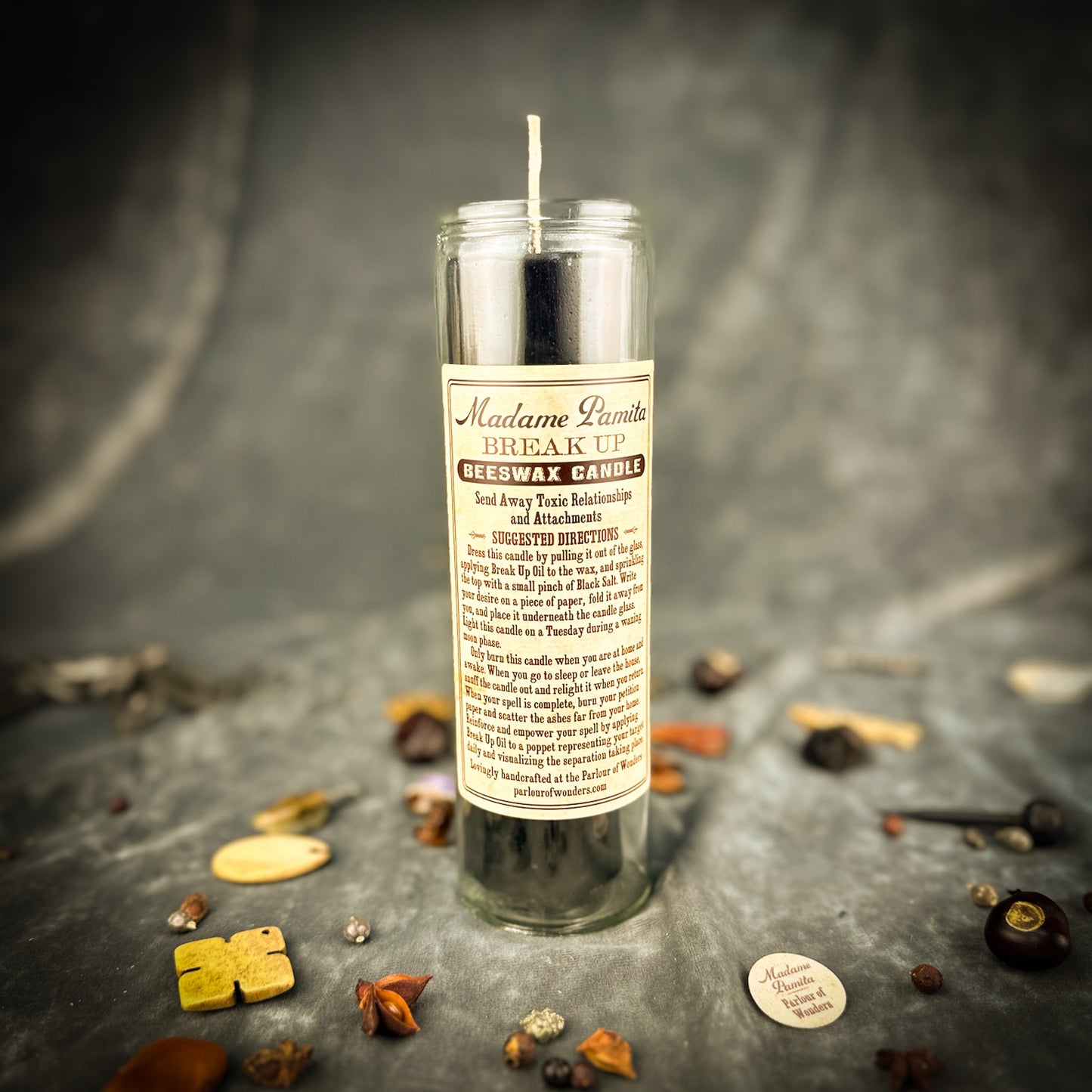 Break Up Beeswax Vigil Candle by Madame Pamita - Separate Couples & Dissolve Relationships