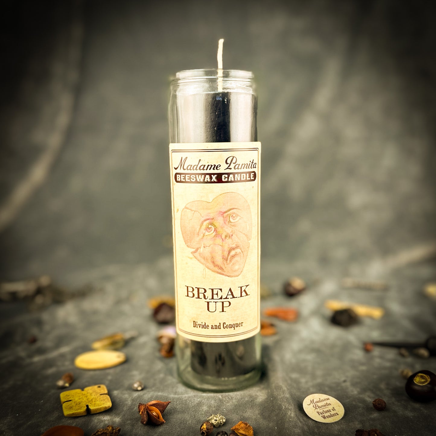 Break Up Beeswax Vigil Candle by Madame Pamita - Separate Couples & Dissolve Relationships