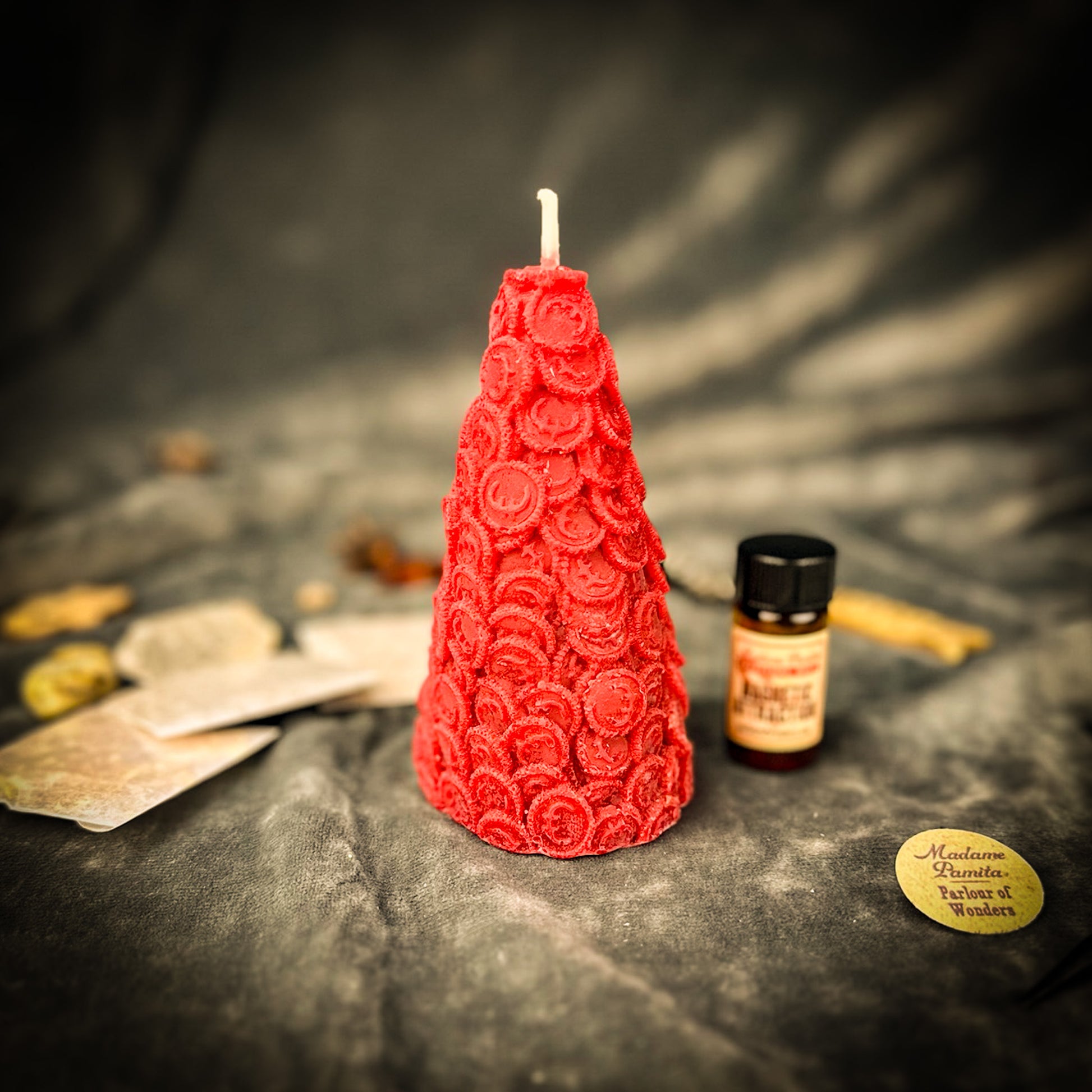 Cone of Coins Candle Spell Kit - Money Attraction & Prosperity Magic