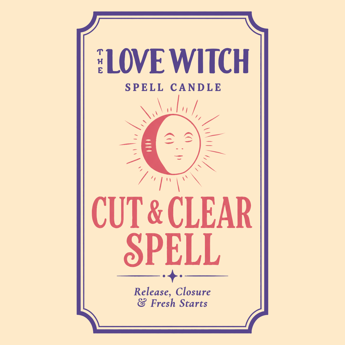 Cut & Clear Spell - Beeswax Vigil Candle by The Love Witch