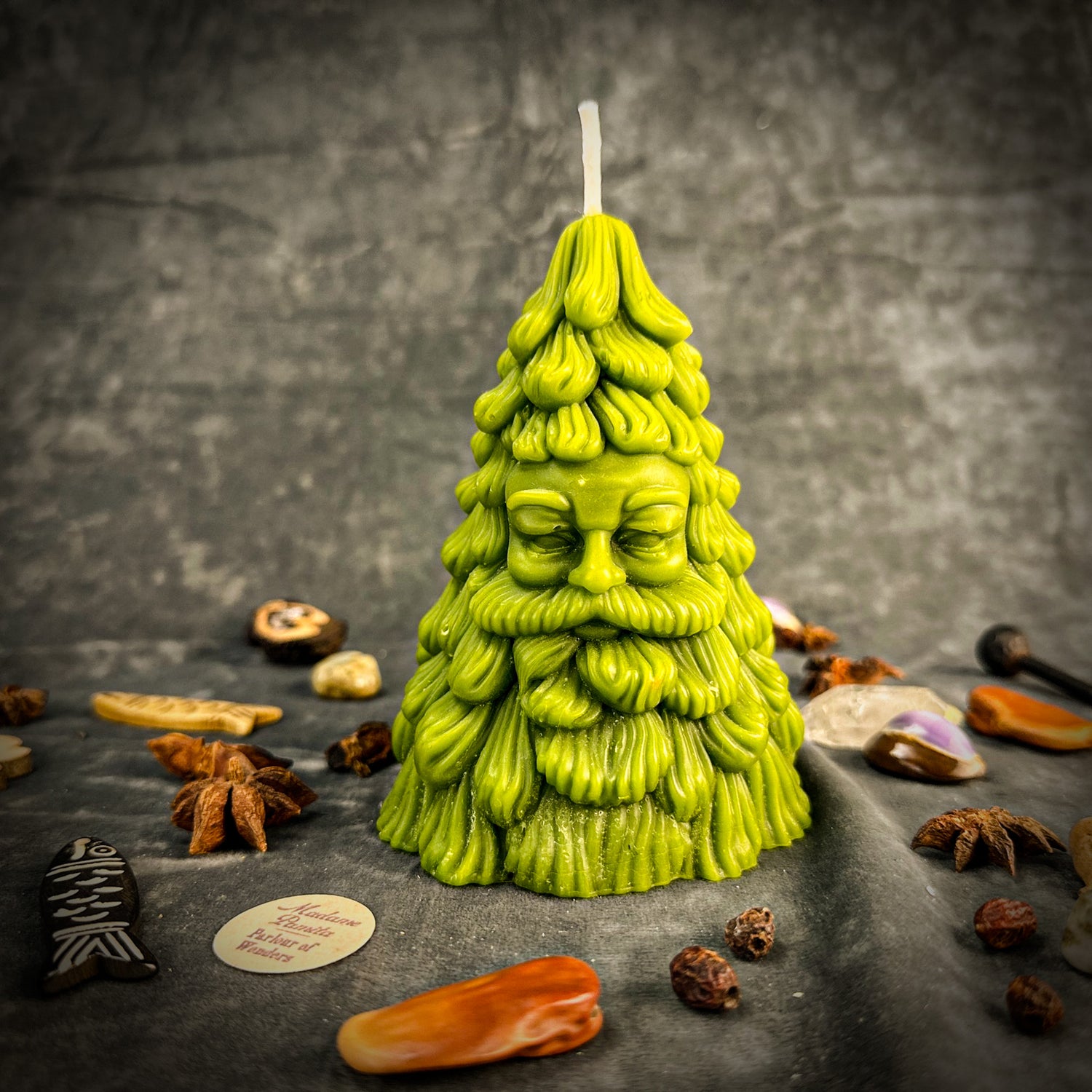 It is burning on Madame Pamita's New Moon Hearth Altar.